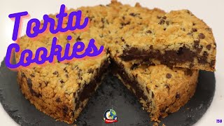 Torta Cookies 🍪 🍪 🍪 ricetta della Suocera [upl. by Mikel]