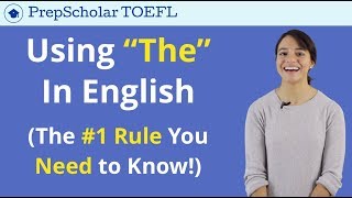 Articles in English Grammar  Tips for TOEFL Speaking amp Writing [upl. by Derreg]