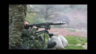 MG3 machine gun firing [upl. by Akemed]