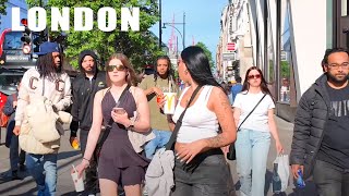 🇬🇧LONDON CITY TOUR  MAYFAIR OXFORD STREET  MAY 2024  Central London Street Walk 4K [upl. by Nort]