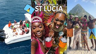 EVERYTHING YOU NEED TO KNOW amp DO IN ST LUCIA  CARNIVAL EXCURSIONS NIGHT LIFE amp MORE  TRAVEL VLOG [upl. by Lebazi]