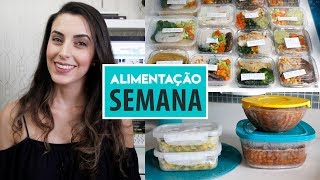 COMO ORGANIZO O CARDÁPIO DA SEMANA  Dieta saudável [upl. by Boru]