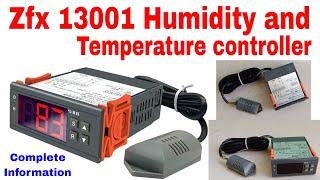 Zfx 13001 humidity and temperature controller complete setting and connection  पूरी जानकारी [upl. by Anne584]