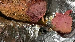 Corned beef Pastrami and beef ribs in ozpig smoker [upl. by Aehtrod]