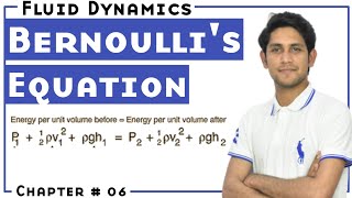 Bernoullis Equation Class 11 Physics  Fluid Mechanics [upl. by Hashimoto]