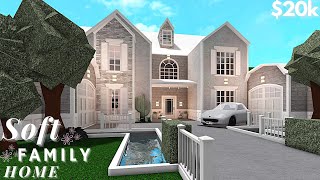 BLOXBURG Soft Family House 20k Slowed Down [upl. by Idnyl]