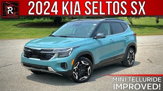 The 2024 Kia Seltos SX Is A Soulful amp Spacious Turbocharged Small SUV [upl. by Eanom]