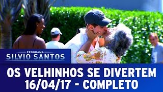 Os Velhinhos Se Divertem  Programa Silvio Santos 160417 [upl. by Yelrak]