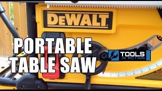 DeWALT DWE7491RS 10quot Jobsite Table Saw [upl. by Ashelman738]