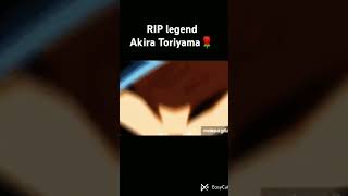 Rip legend Akira Toriyama sorry for bad qualitydragonballz akiratoriyama [upl. by Gerald]