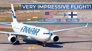 TRIPREPORT  Finnair ECONOMY  Airbus A330300  San Francisco  Helsinki [upl. by Coumas]