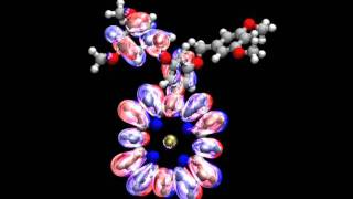 Nonadiabatic QM simulation of lightharvesting dendrimer [upl. by Ailatan]