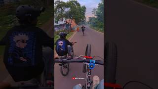 Drift gone wrong 😲shots ytshorts imranmtb cycling [upl. by Bolitho732]