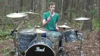 Flynn Long  quotResiliencequot by As I Lay Dying  Drum Cover HD IN THE FOREST [upl. by Yartnod]