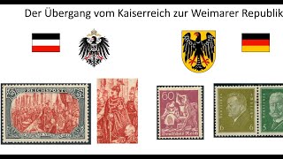 Johannes Hoffner Der Übergang Kaiserreich  Weimarer Rep aus dem Blickwinkel der Philatelie  BDPh [upl. by Ecart972]