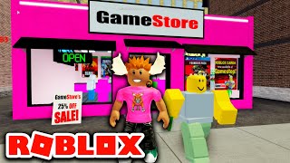 MIN EGEN SPIL BUTIK  Roblox Game Store Tycoon Dansk med DenMandigeElg [upl. by Bergmans]