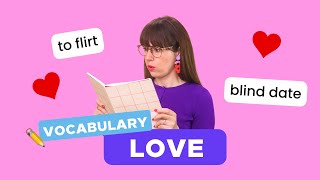 Vocabulario LOVE  Clase de inglés  amor [upl. by Leirza]