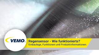 VEMO Regensensor  Wie funktioniert ein Regensensor [upl. by Ahsetal54]