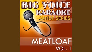 Los Angeloser In the Style of Meatloaf Karaoke Version [upl. by Llenrac]