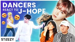 Dancers React to BTS JHope Dancing  STEEZYCO [upl. by Honeywell]