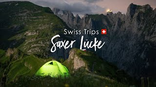 Wild camping Switzerland  Saxerlücke Alpstein [upl. by Powel]