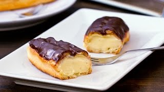 Vanilla Eclairs Recipe [upl. by Rosemarie]