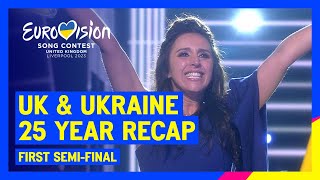 UK amp Ukraine  25 years of Eurovision  UnitedByMusic 🇺🇦🇬🇧 [upl. by Nauq]