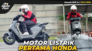 MOTOR LISTRIK HONDA GAK PERLU NGECAS SEPERTI INI BENTUK MOTOR dan BATERAINYA l Otomotif TV [upl. by Divadnhoj]