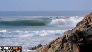 SALINA CRUZ MEX EPIC SURFING  PUNTA CHIVO SURF CAMP [upl. by Katzman]