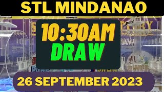 STL Mindanao result today 1030AM Live 26 September 2023 [upl. by Reamonn659]