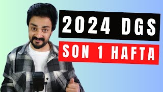 2024 DGS SON 1 HAFTA NELER YAPILABİLİR [upl. by Nilyaj]