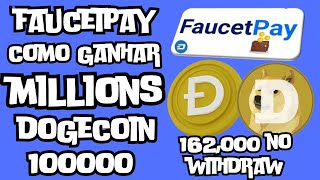 GANHE 300 DOGECOIN FAUCETPAY dogecoin [upl. by Secrest]