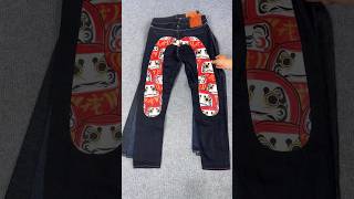 Evisu jeans evisu sustainablefashion thrifthaul thrifting evisuph [upl. by Obadias]