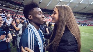 Alphonso Davies y Jordyn Huitema la historia de amor de la mejor pareja del fútbol  Oh My Goal [upl. by Bunow]