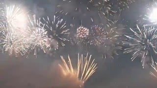 Queima de Fogos no Réveillon 2016 em Copacabana [upl. by Iderf387]