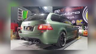 【DAExhaust Pipe】 BMW E61 530i 影音分享 [upl. by Lizned]