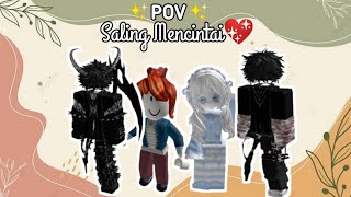 POV PERCAKAPAN ROBLOX✨Saling Mencintai💕 [upl. by Yralam]