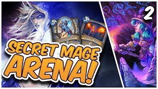 Saviors of Uldum SECRET MAGE Arena  Amaz Hearthstone  Part 2 [upl. by Lindeberg491]