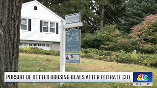 Homeowners and potential buyers pursue better housing deals after fed rate cut  NBC New York [upl. by Pepita565]