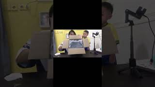 Unboxing brankas mini dari krisbow shortviral2024 youtubeshortsvideo momabilchannel [upl. by Notsur]