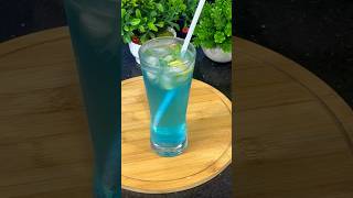 Blue curacao Lemonade l shorts drink shortsvideo youtubeshorts viral [upl. by Xilef247]