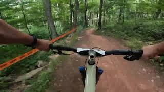 Snowshoe bike park “hotdogs and handlebars” race run [upl. by Pickett]