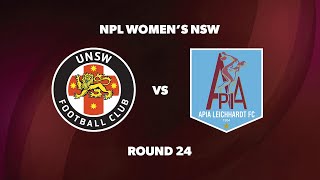 NPL Womens NSW Round 24 UNSW FC v APIA Leichhardt FC [upl. by Procter729]