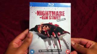 A Nightmare on Elm Street BluRay Collection Unboxing [upl. by Adnole]