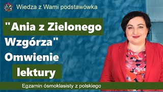 quotAnia z Zielonego Wzgórzaquot omówienie lektury z podstawówki [upl. by Aztiraj]