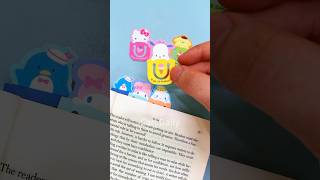 Sanrio Book Mark cute jornal stationery books unboxing sanrio kuromi melody fun aesthetic [upl. by Annovahs]