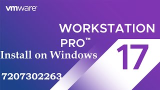 VMware 17 Install on Windows10 or 11 [upl. by Nnanerak]