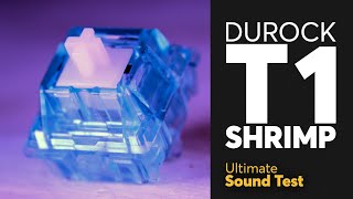 The Ultimate DUROCK T1 SILENT SHRIMP Sound Test  Smooth and Silent [upl. by Curran]