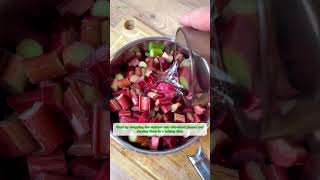 How To Make Mary Berry Rhubarb Crumble Recipe [upl. by Nodarb]