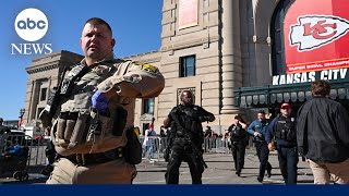 Shooting reported in Kansas City after Chiefs Super Bowl parade [upl. by Aneelehs]